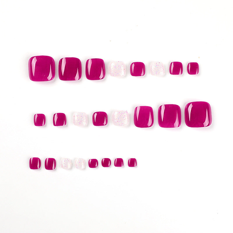 Glitter Press-On Toenails