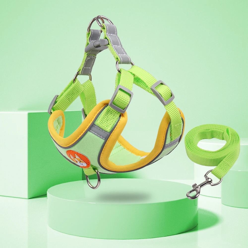 Reflective No-Pull Dog Harness & Leash