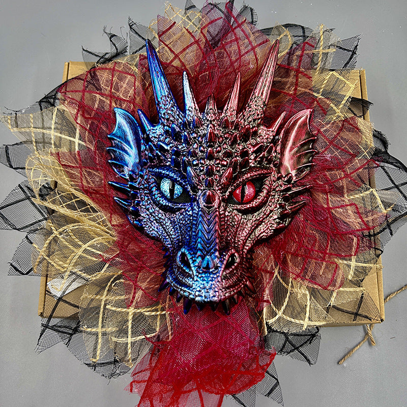 Halloween Dragon Wreath
