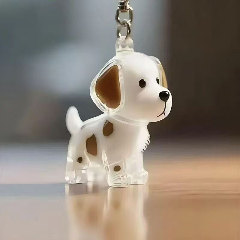Dog Breed Fuzzy Keychain
