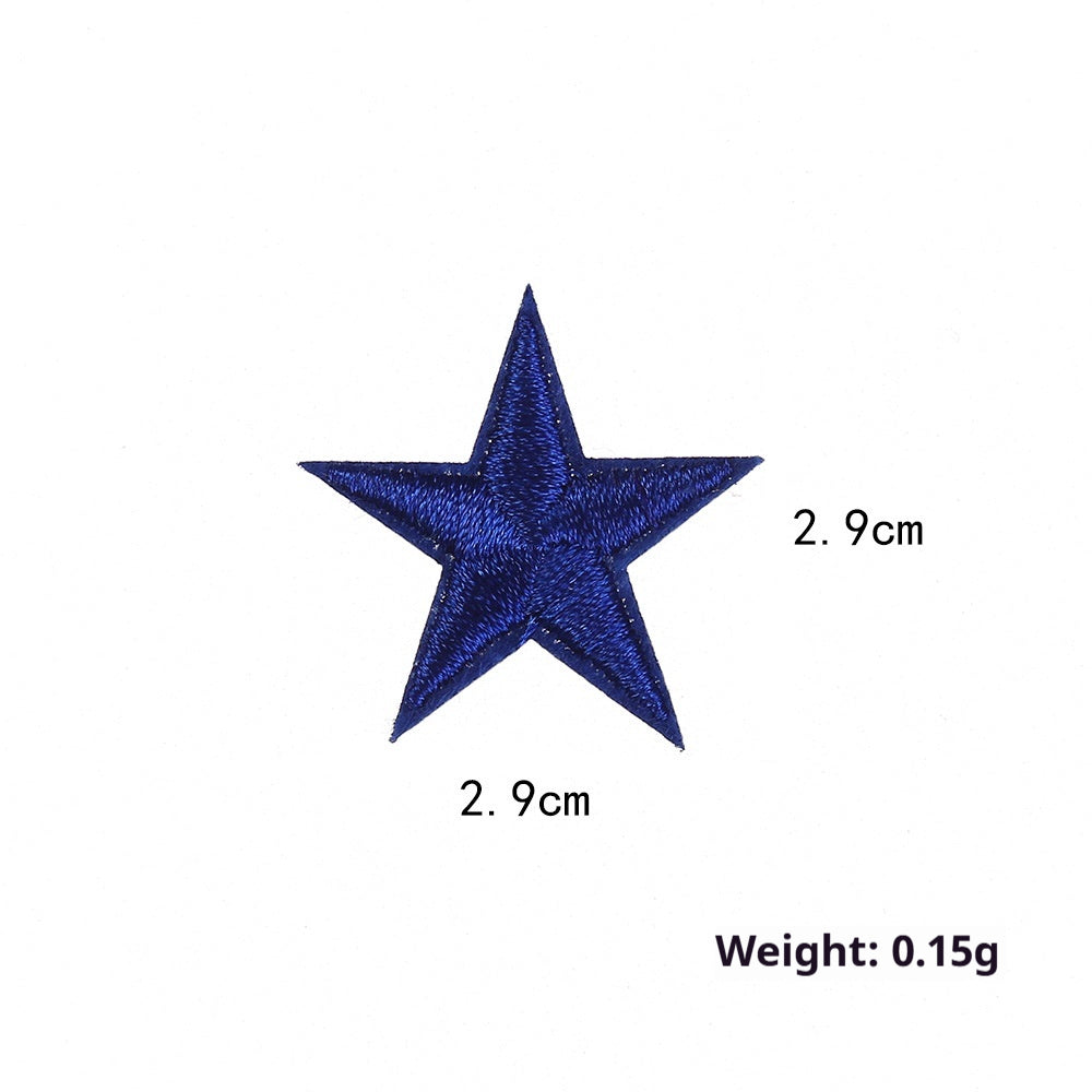 Embroidered Star Patches