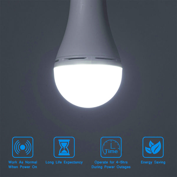 Rechargeable Emergency LED Bulb with Hook