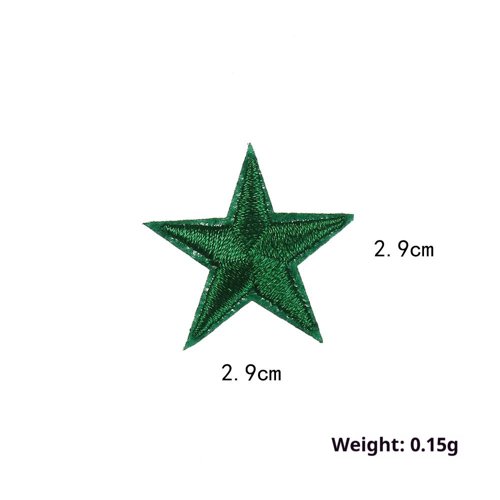 Embroidered Star Patches