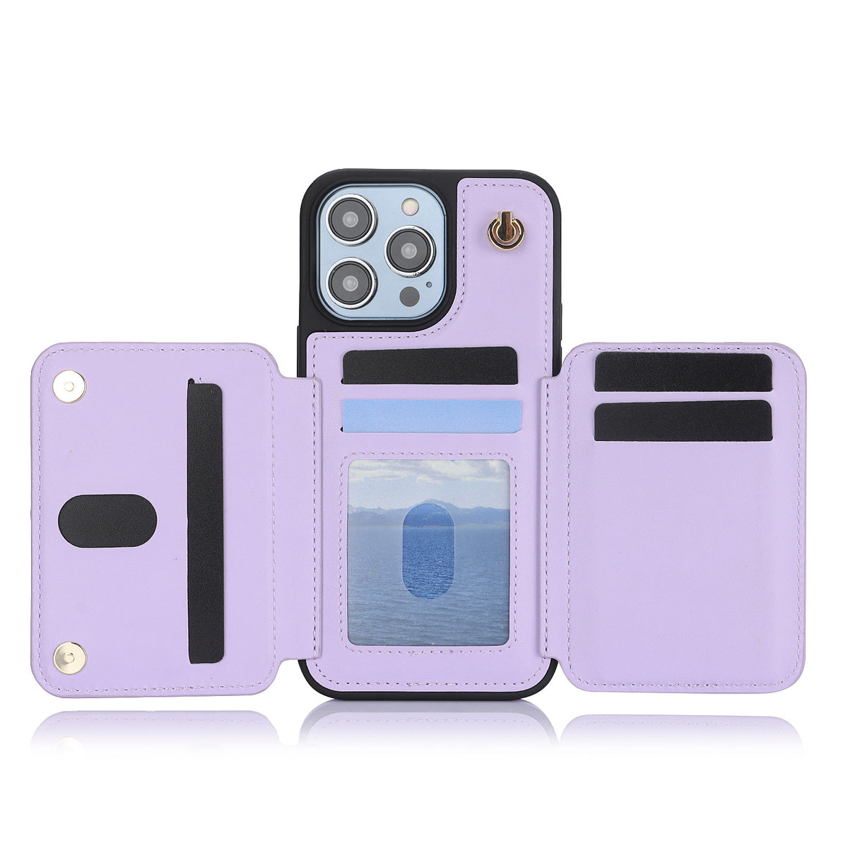 Zip Card Wallet Crossbody Phone Case