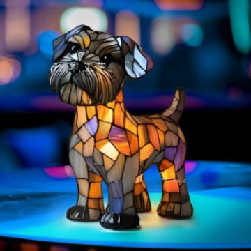 Color-Changing Dog Figure Lamp