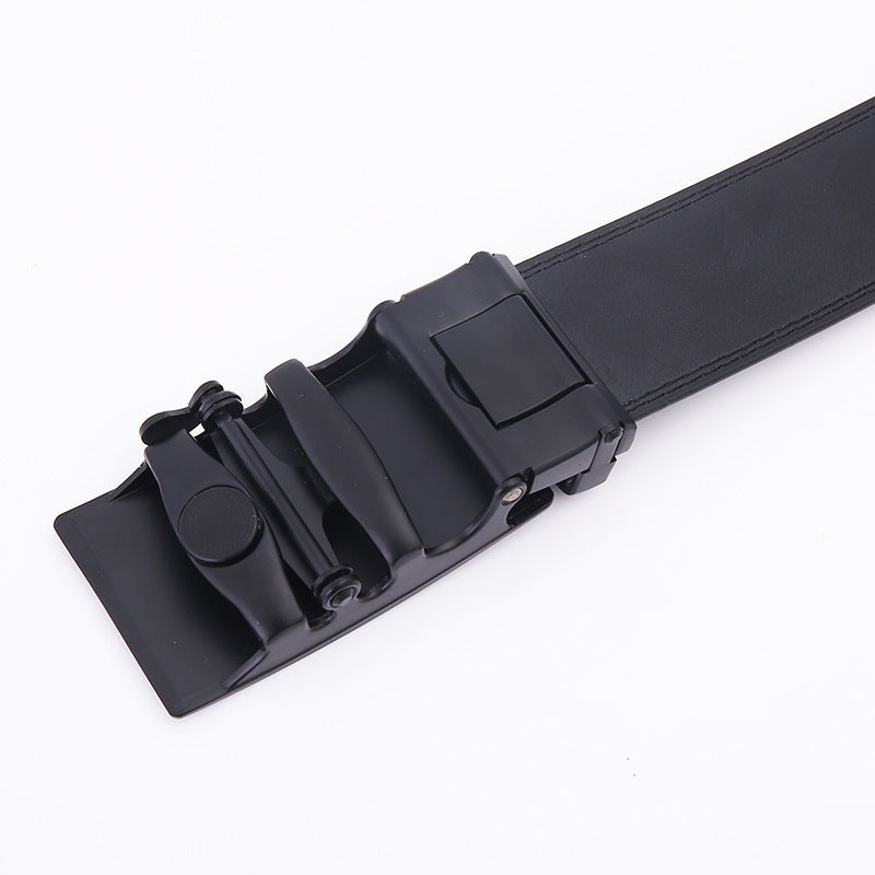 Men's Automatic Buckle Leather Belt