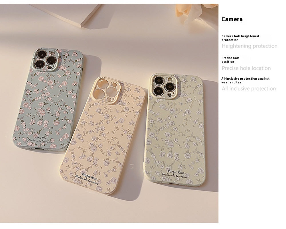 Vintage Embroidered Floral Phone Case