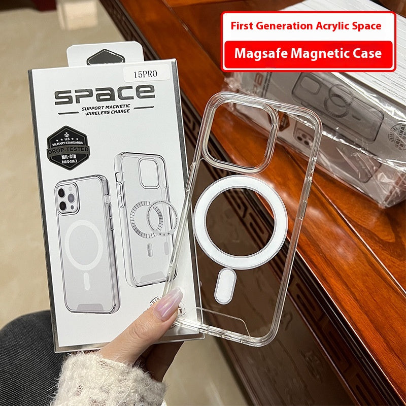 Clear Magnetic Acrylic iPhone Case