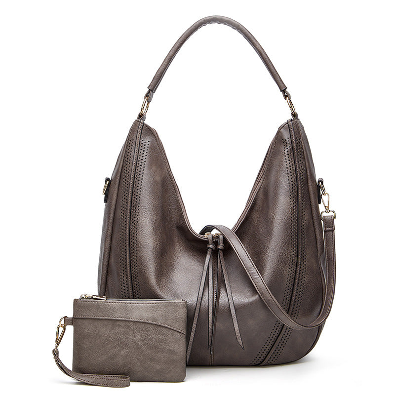 Retro Tassel Hollow Tote