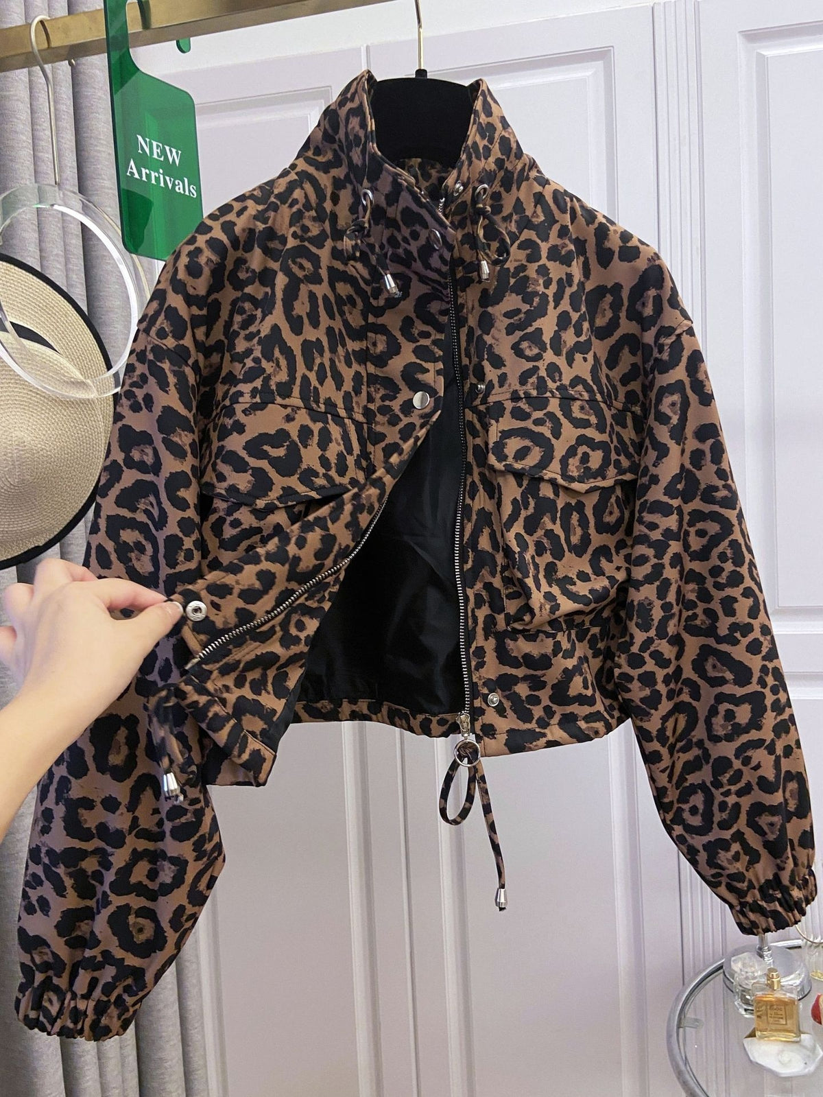 Short Zip Trench Jacket