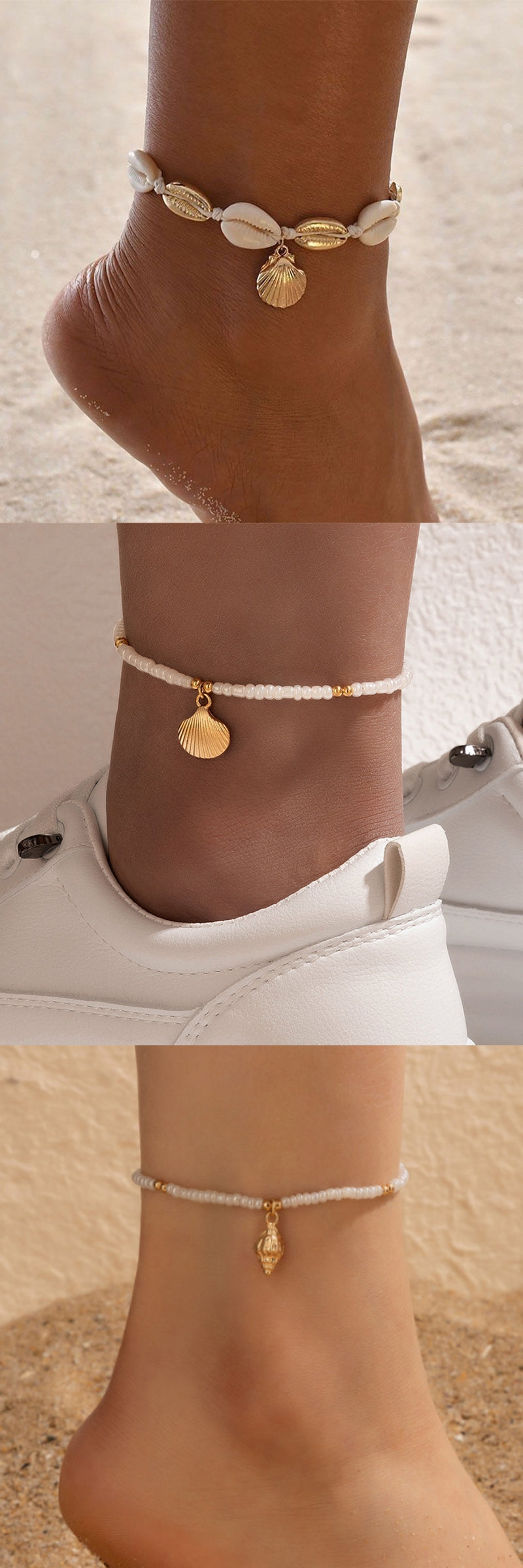 Boho Shell Anklet