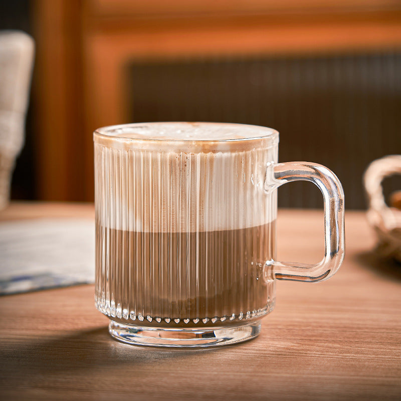 Striped Glass Mug
