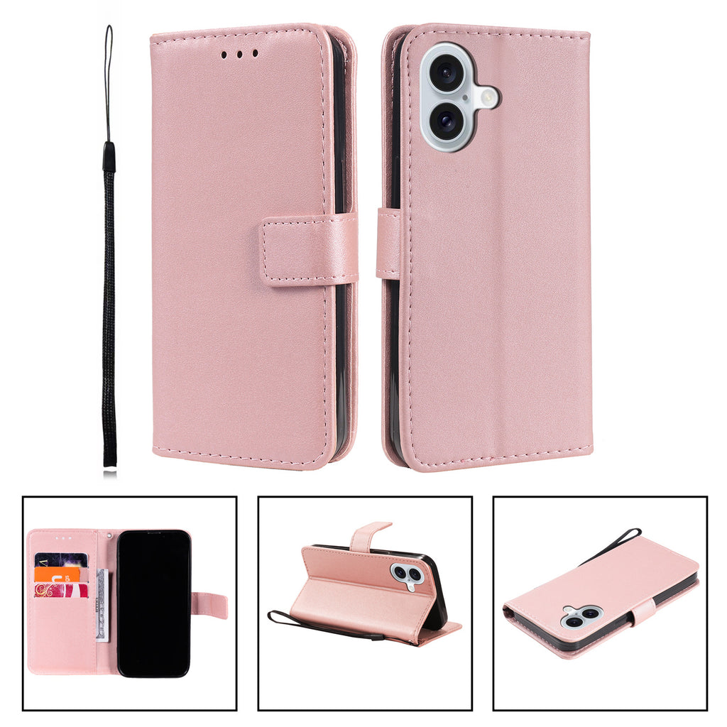 Leather Flip Wallet Case