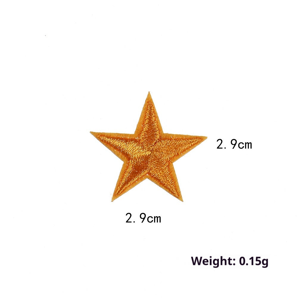 Embroidered Star Patches