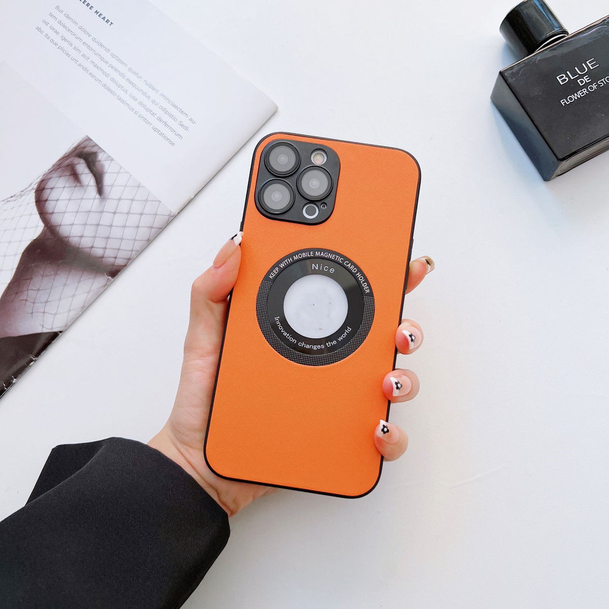 Magnetic Mirror Silicone Case