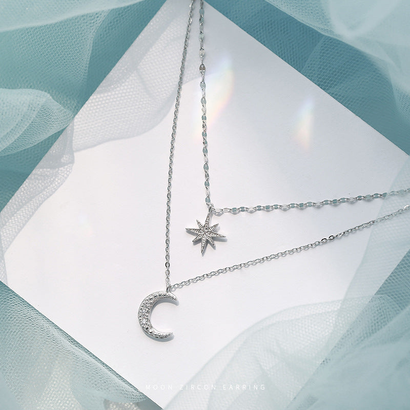 Astral Moon Layered Necklace