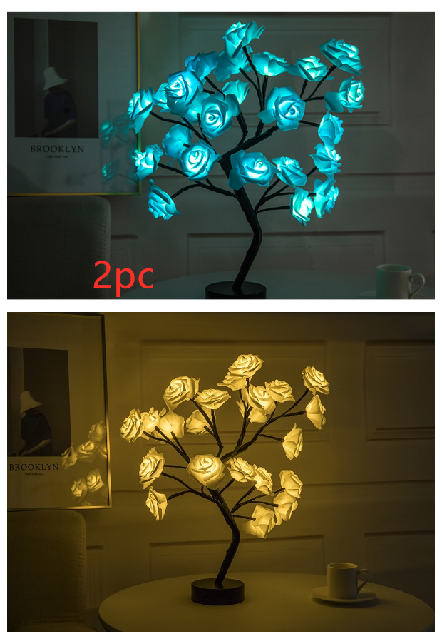 Rose Bonsai Tree Lamp