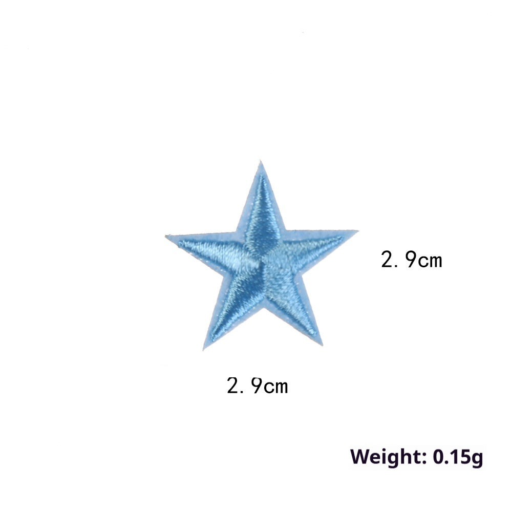 Embroidered Star Patches