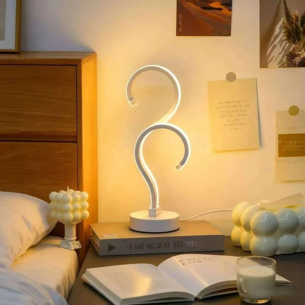 Curved Minimalist Desk Lamp
