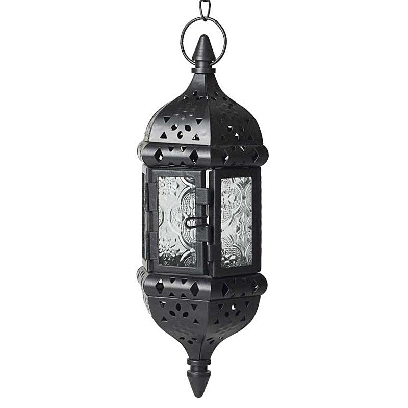 Moroccan Glass Candle Holder