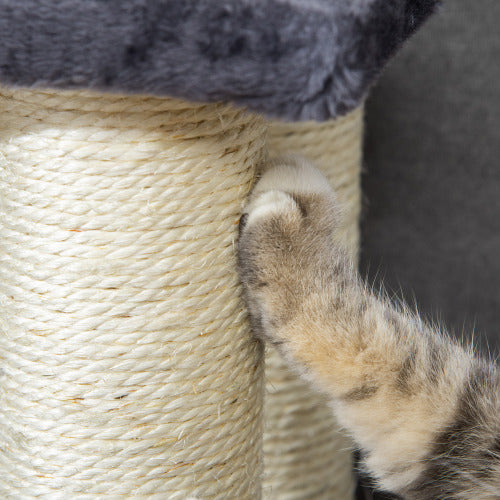 4-Step Pet Stairs with Scratching Post