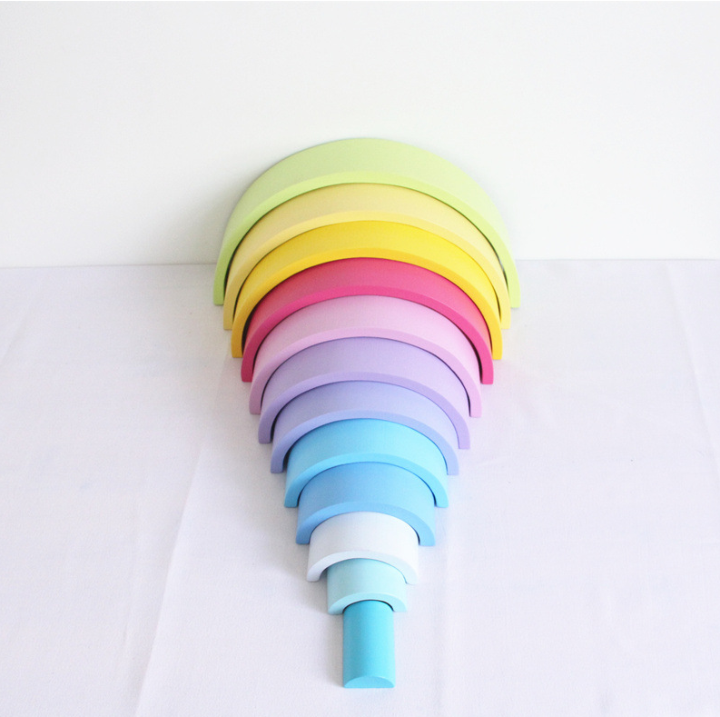 Wooden Rainbow Stacker