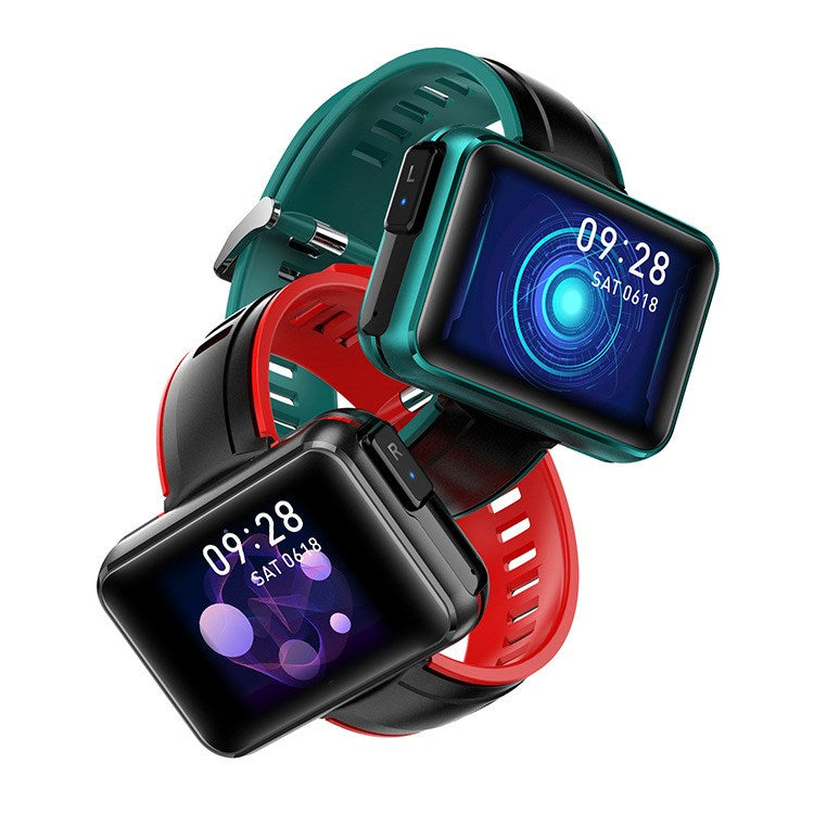 2-in-1 Smartwatch with Built-In Earbuds