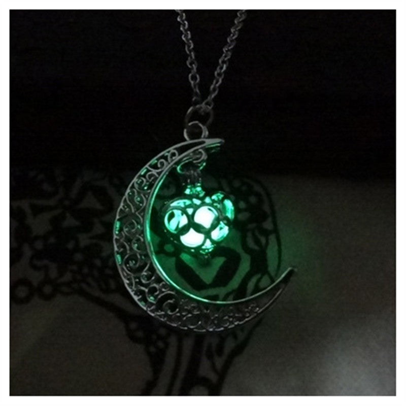 Glow-in-the-Dark Pendant Necklace