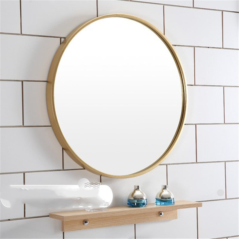 Round Metal Wall Mirror