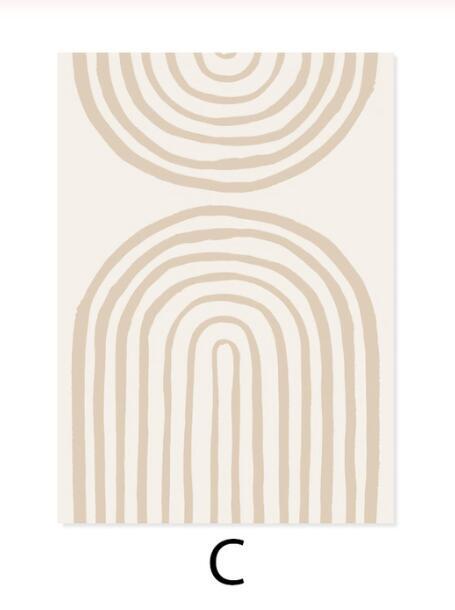 Scandinavian Abstract Art Print