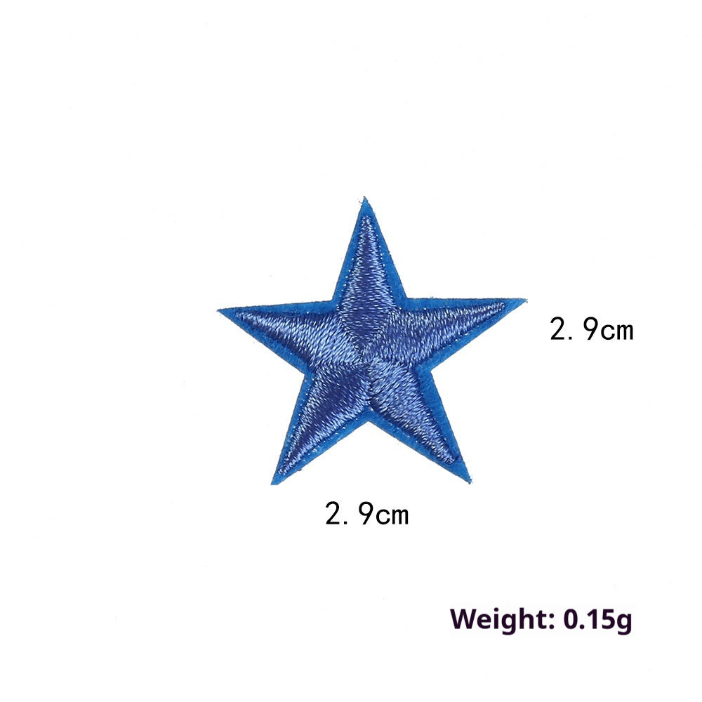 Embroidered Star Patches