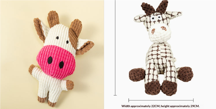Squeaky Plush Animal Dog Toys