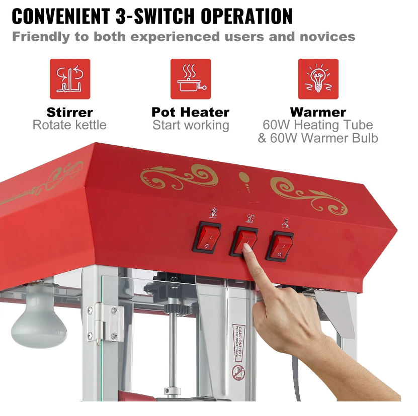 8 oz Popcorn Machine