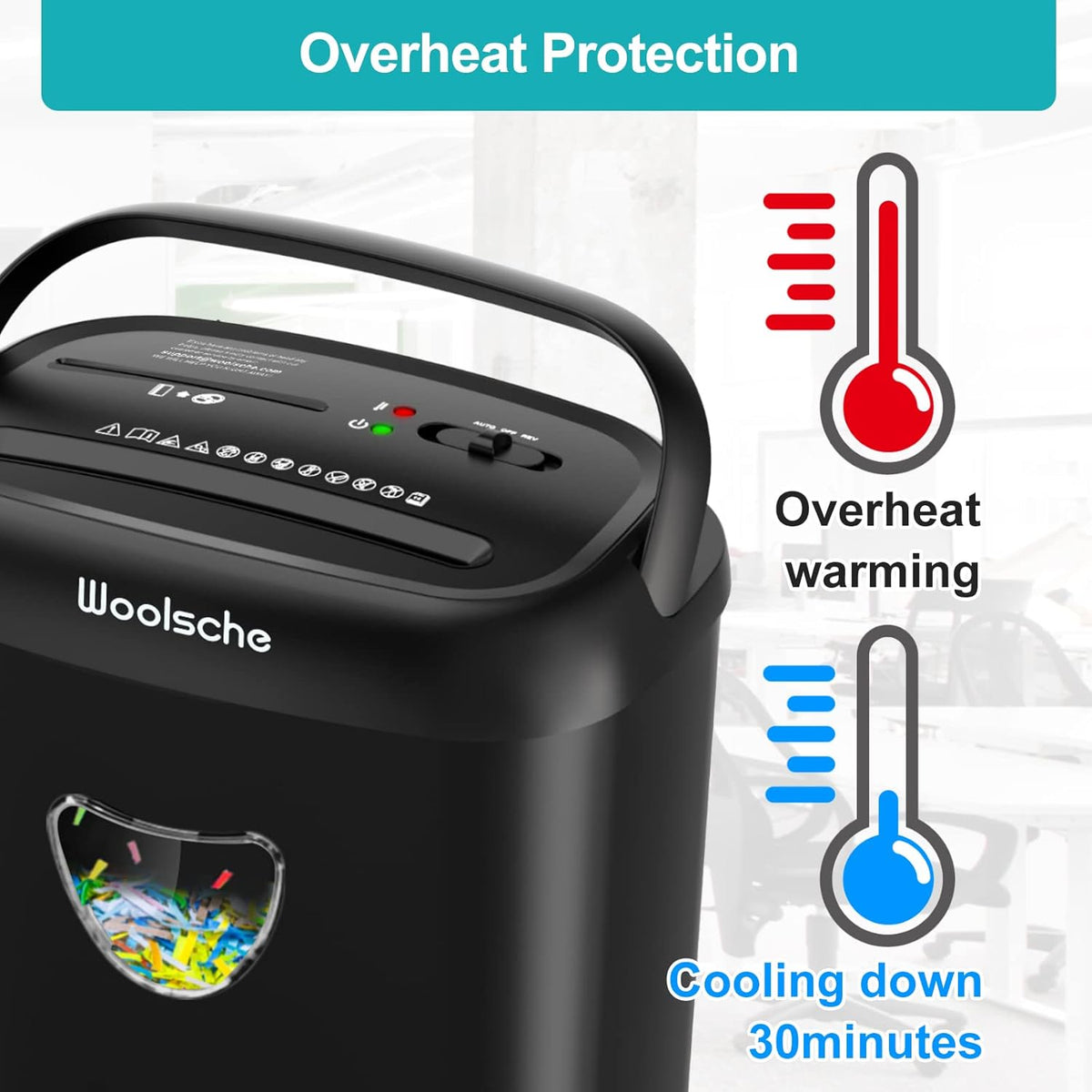 14-Sheet Cross-Cut Paper Shredder