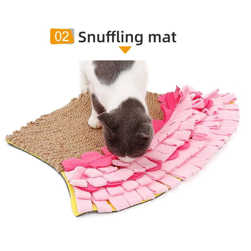 Jute Snuffle Mat for Cats