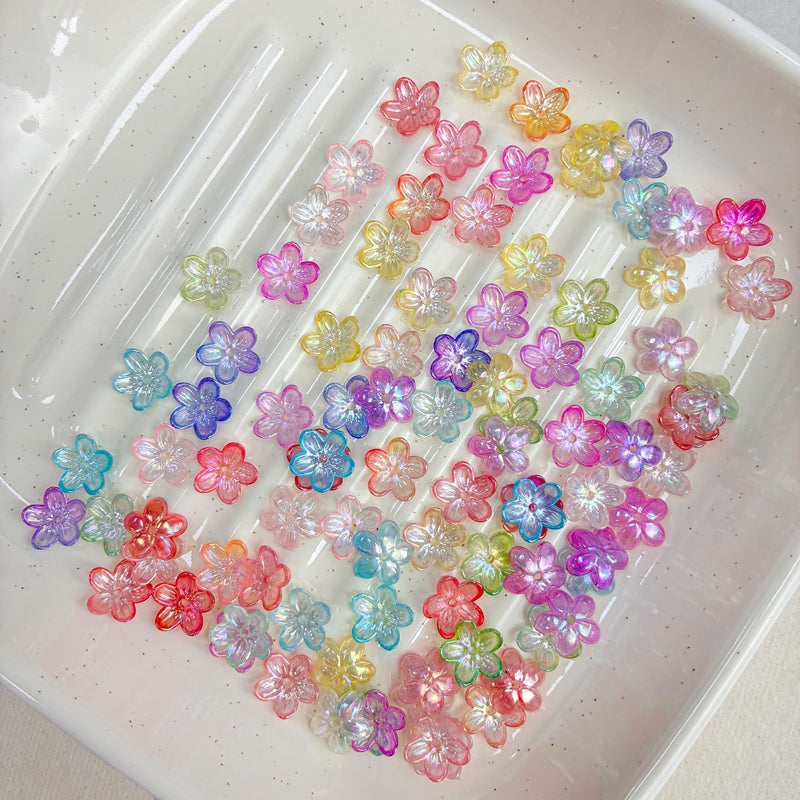 Glow-in-the-Dark Flower Beads