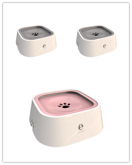 Splash-Proof Floating Dog Bowl