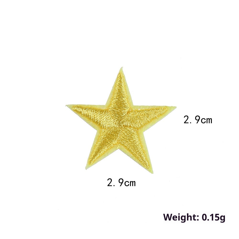 Embroidered Star Patches