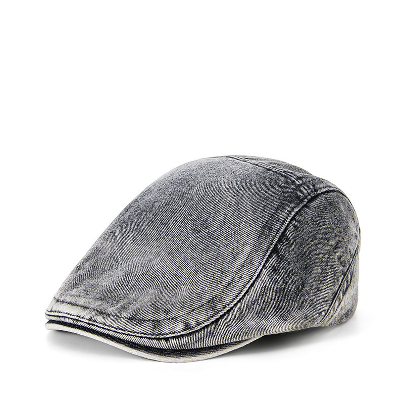 Denim Newsboy Cap