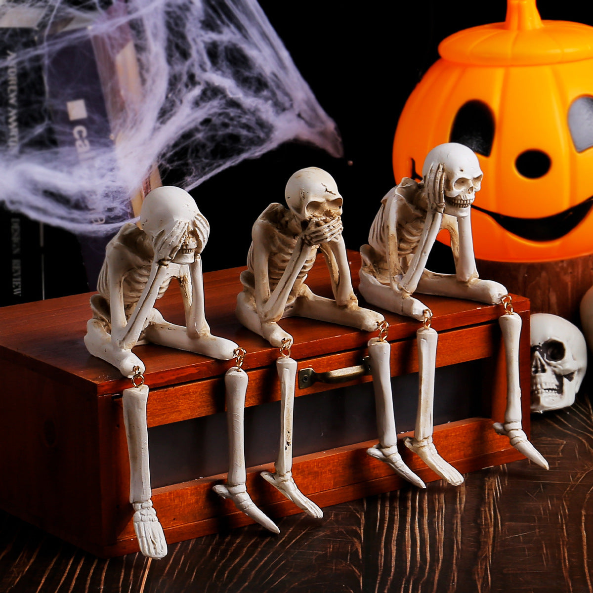 See, Hear, Speak No Evil Skulls