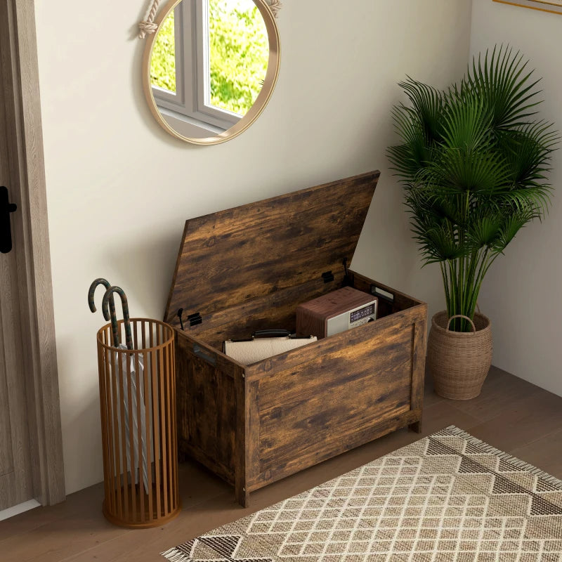 Wooden Storage Trunk