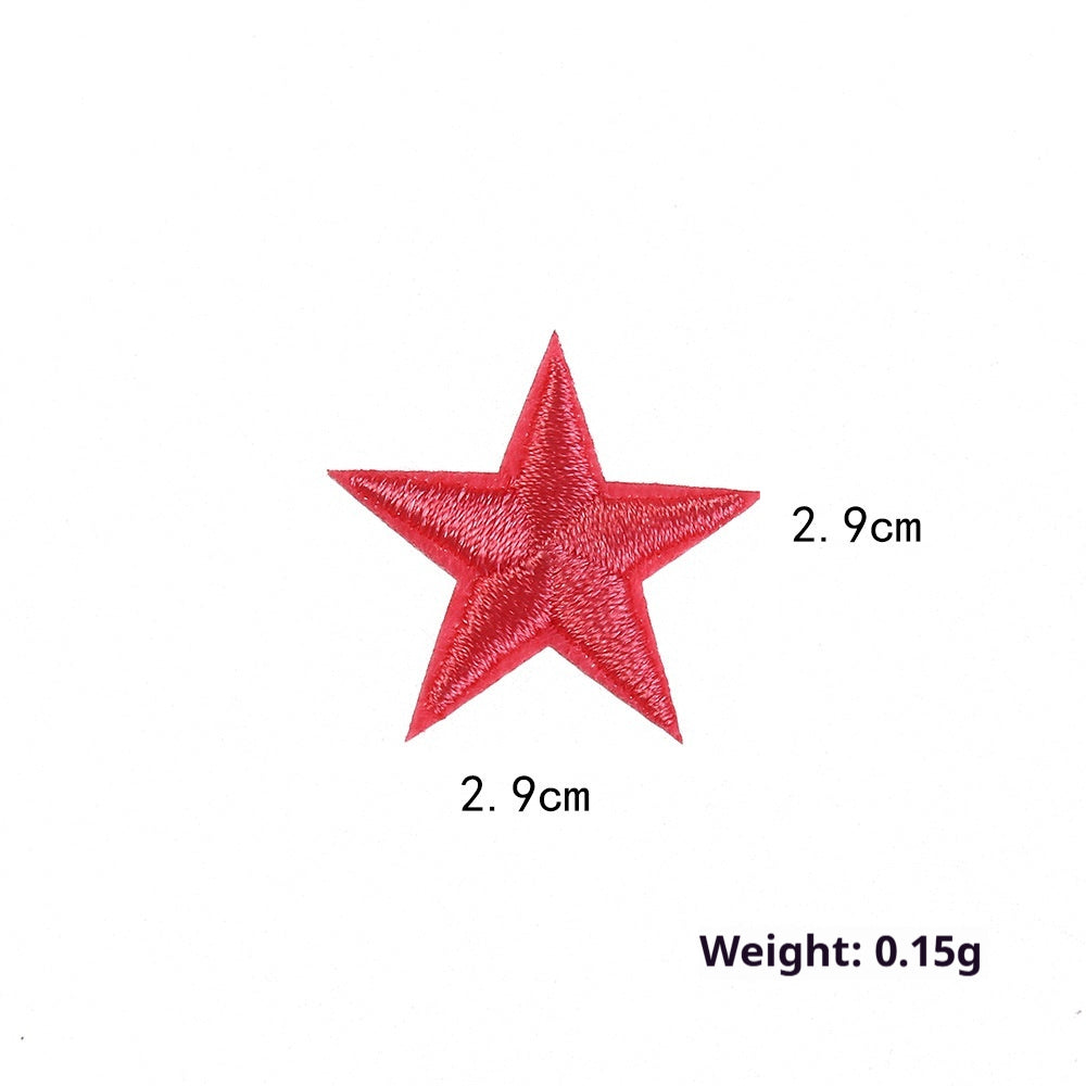 Embroidered Star Patches