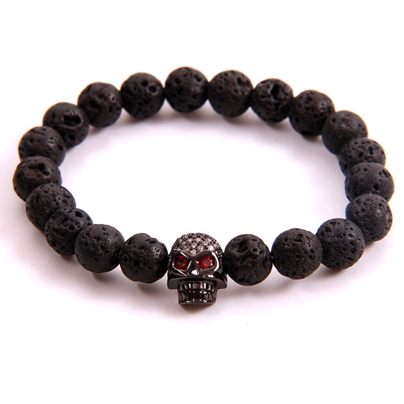 Natural Stone Animal Head Bracelet