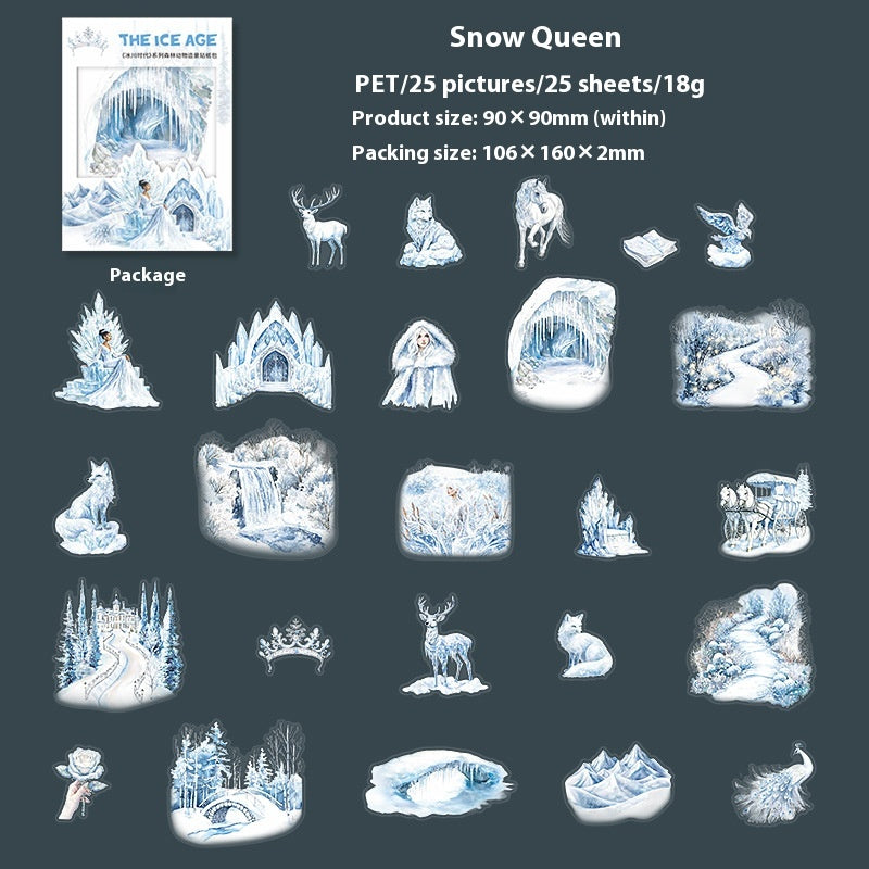 Winter Animal Journal Stickers