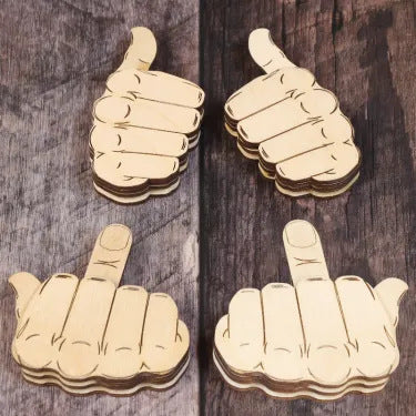 DIY Wooden Brooch Badge Kit
