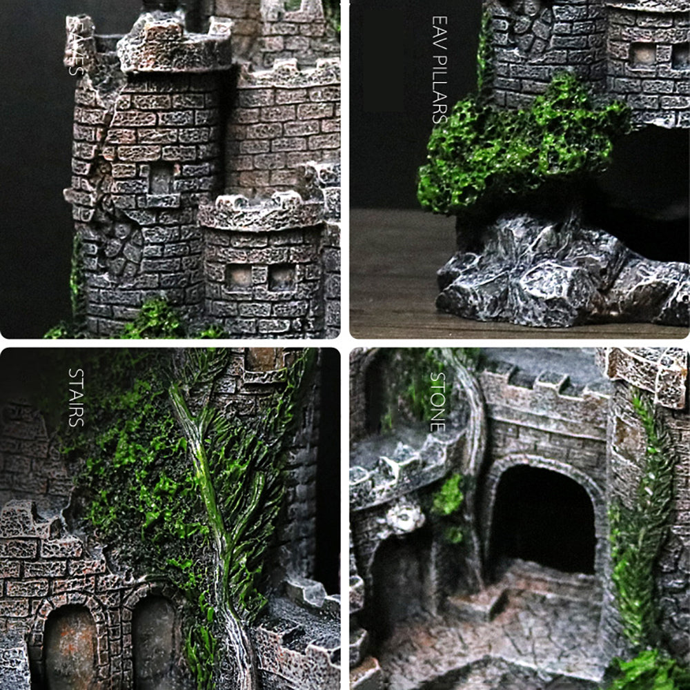 Aquarium Resin Castle