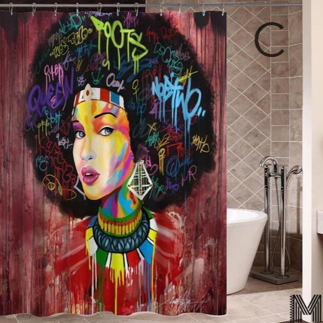 Graffiti Art Shower Curtain