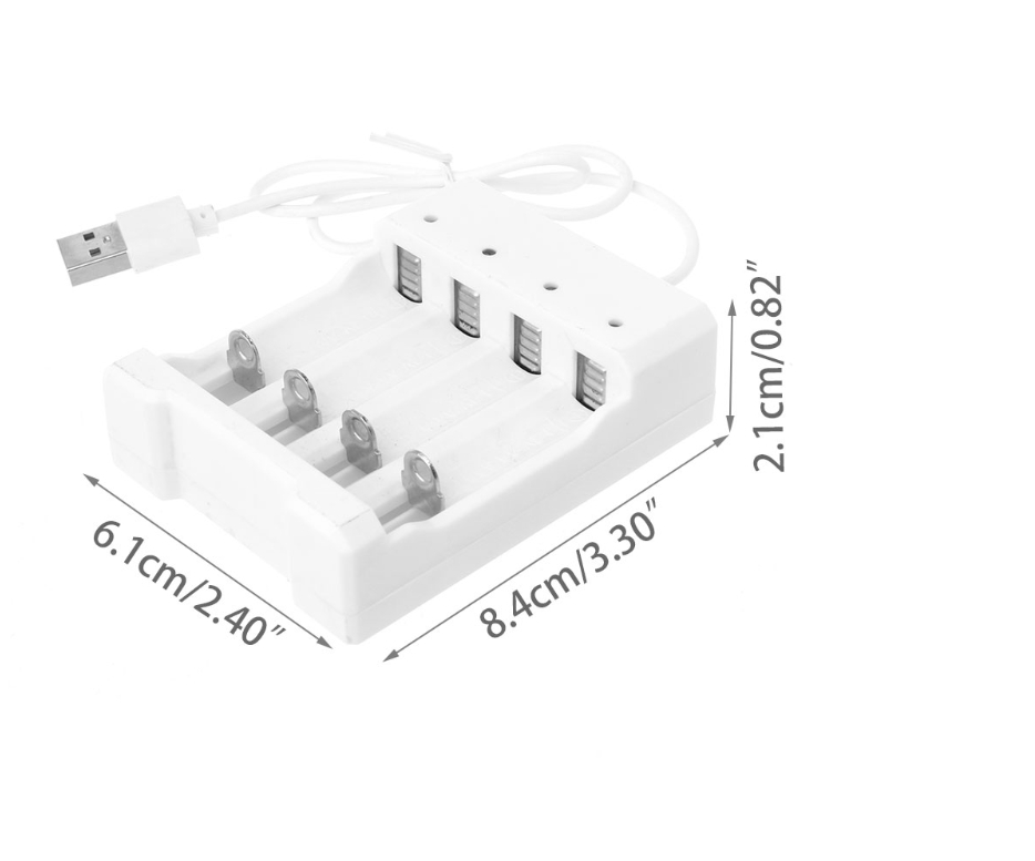 4-Slot AA/AAA Battery Charger