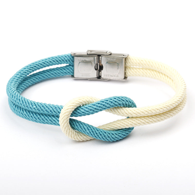 Nautical Anchor Rope Bracelet