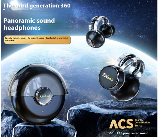 Clip-On Open-Ear Sports Headphones